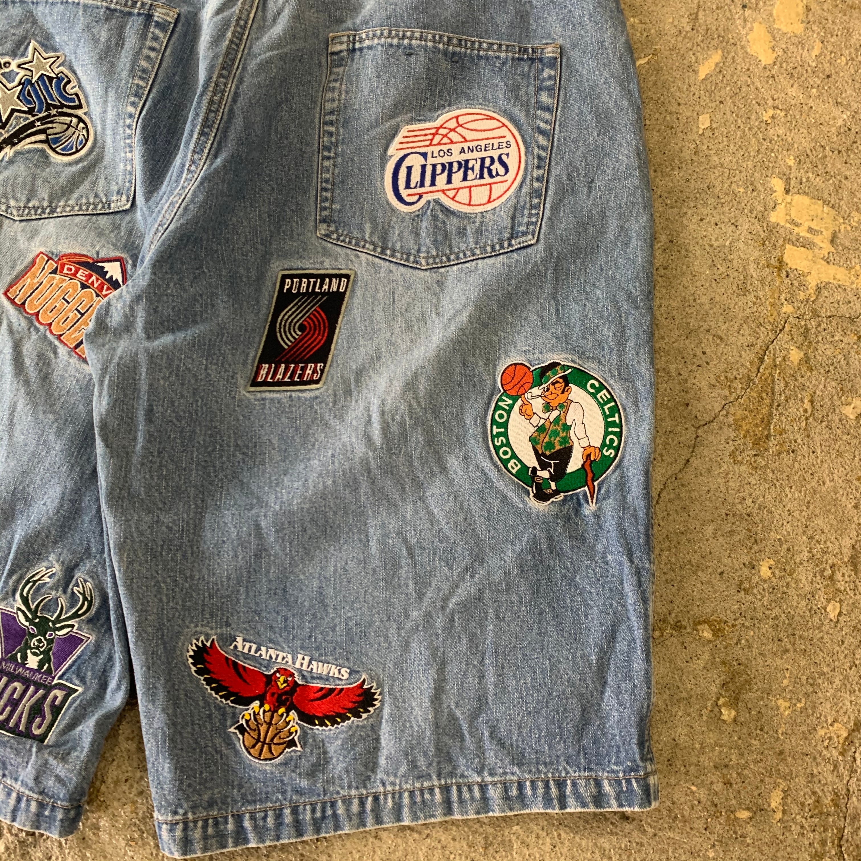 00s UNK NBA denim shorts | What'z up