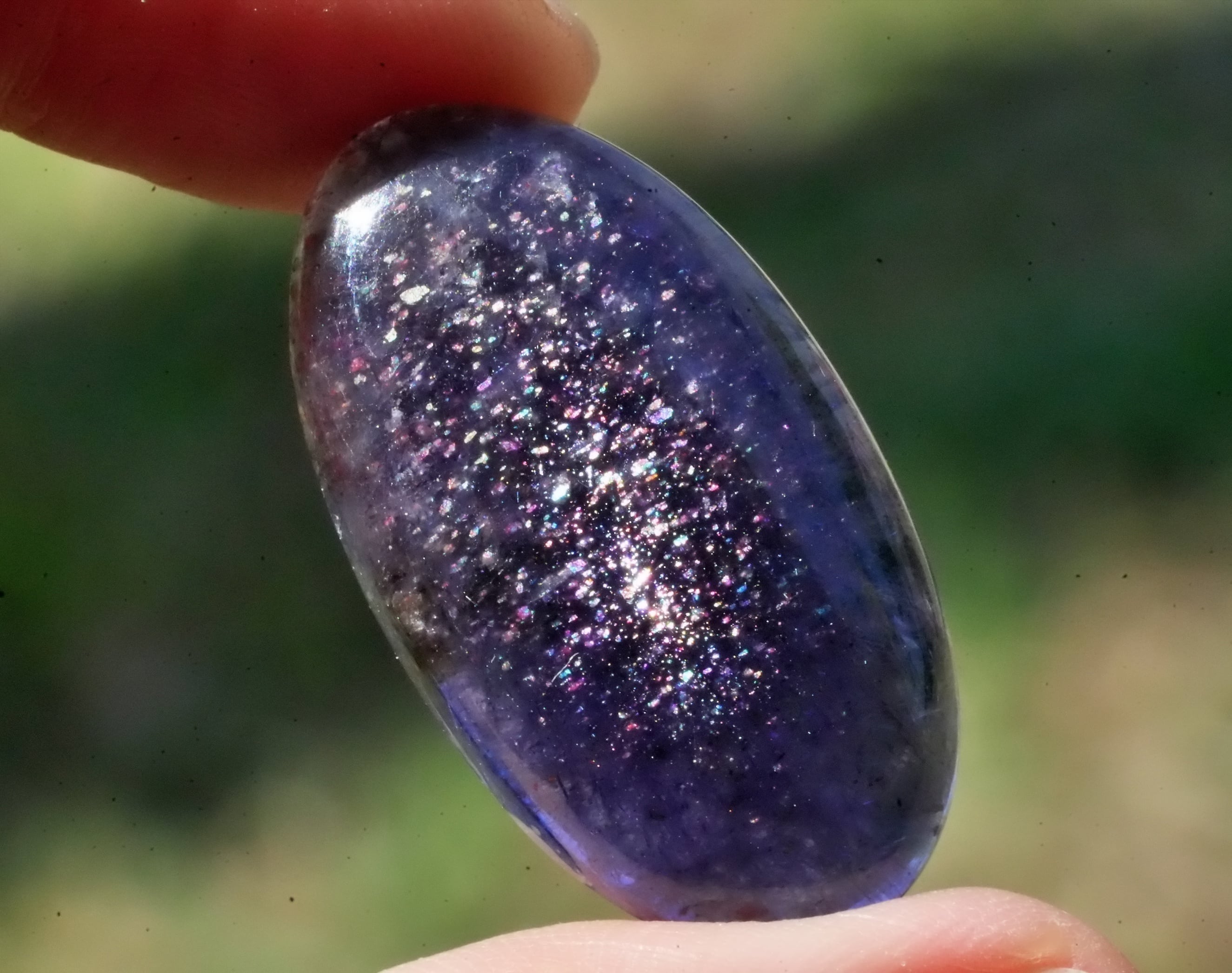 高品質 アイオライトサンストーン s1592