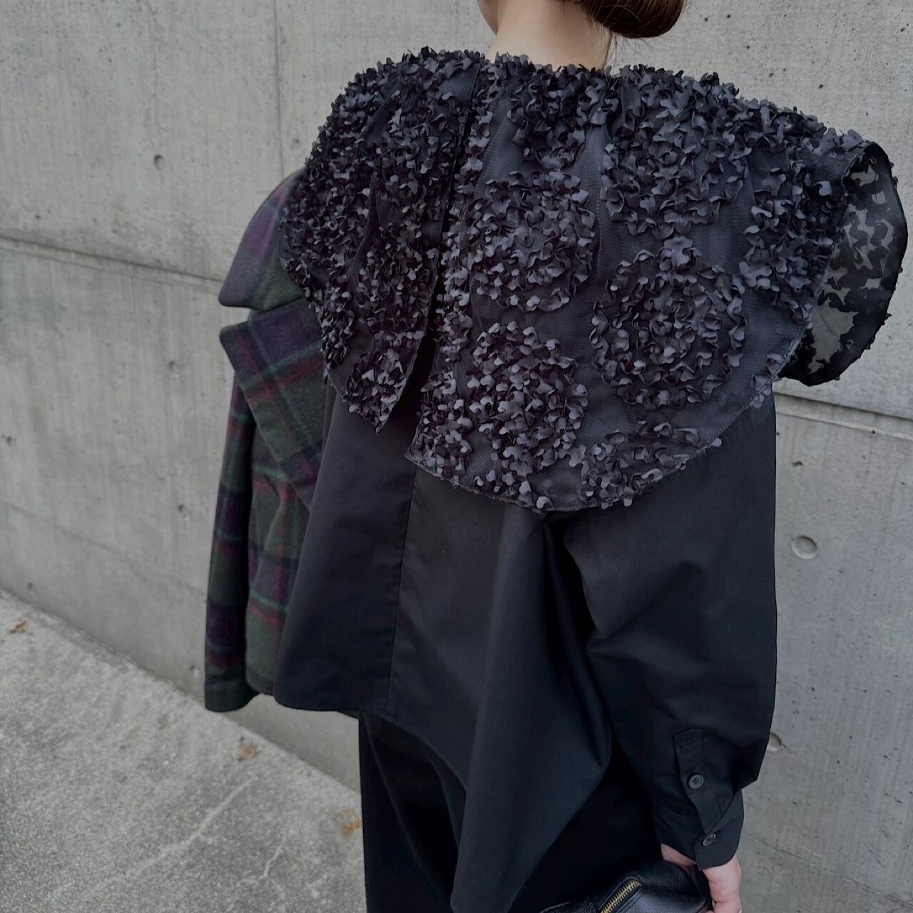 プードルブラウス(ブラック) | LINKABLE
