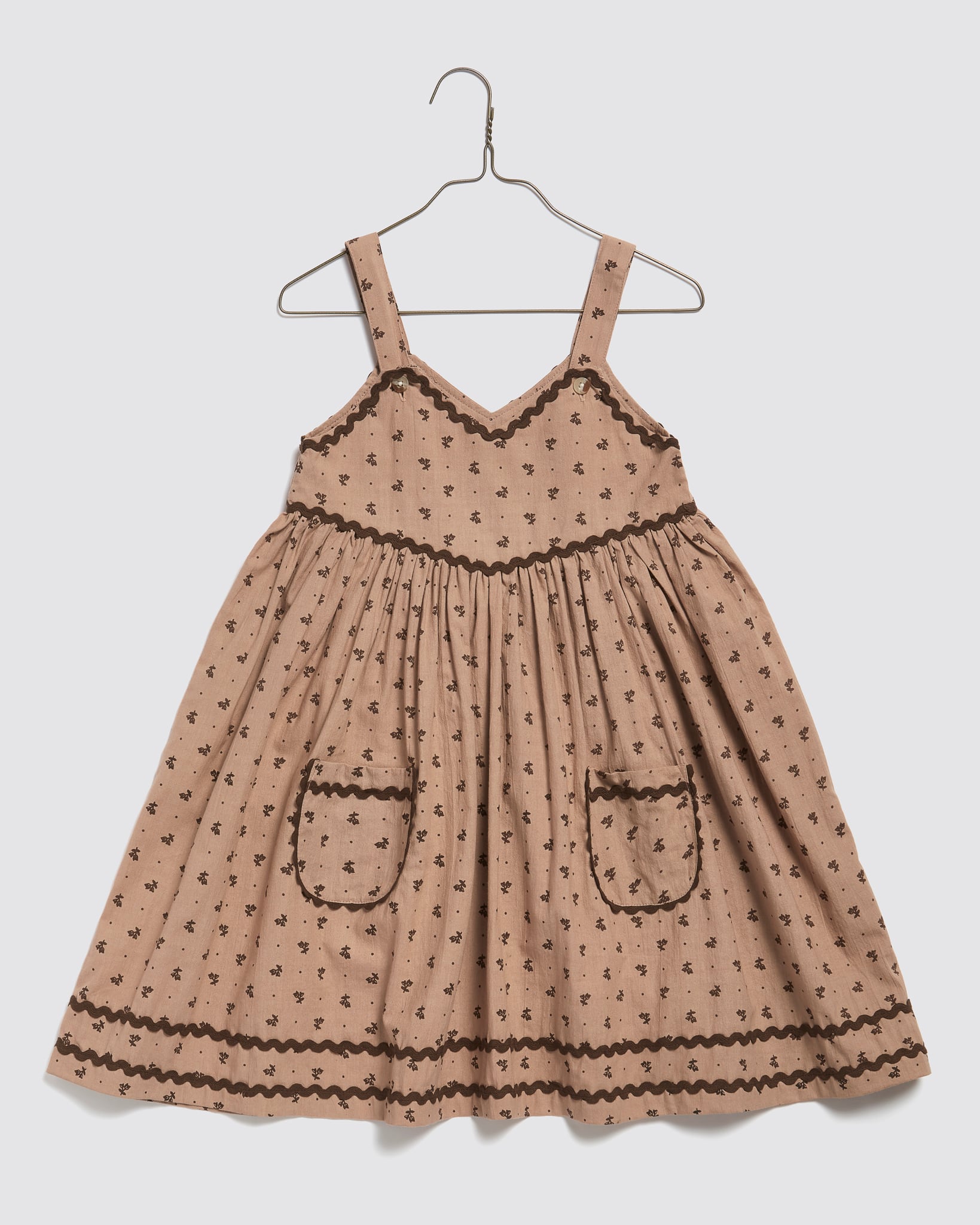 little cotton clothes/Petra Romper Bracken Floral | LITTLE LOULOU