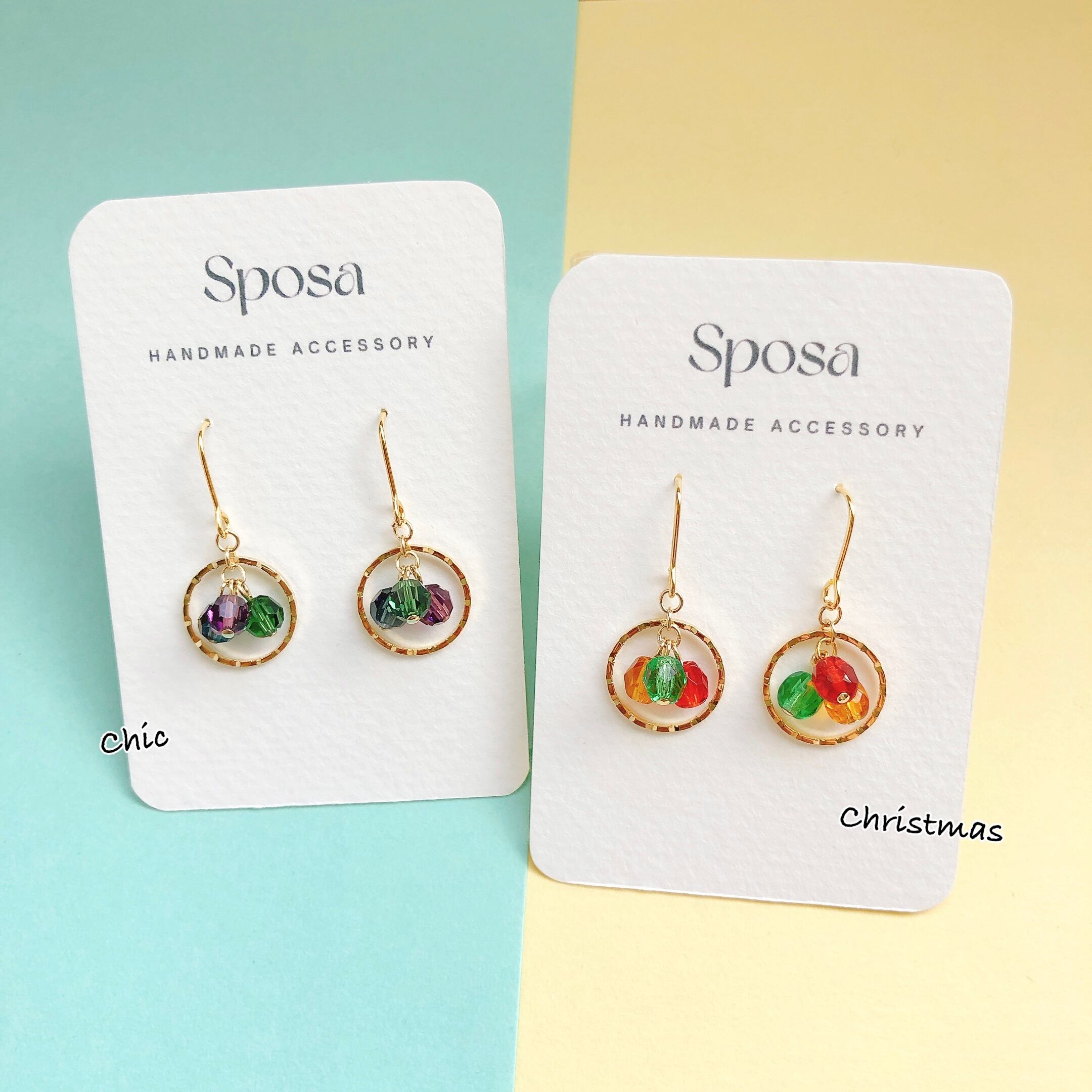 Pierce (2 colors▶Chic / Christmas)