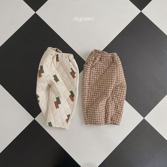 【即納】 digreen quilting pants ② dig_b_2