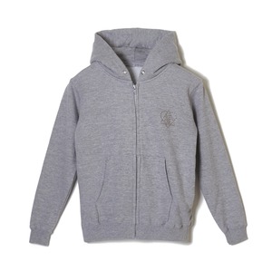 Rhinestone mini hoodie - Gray