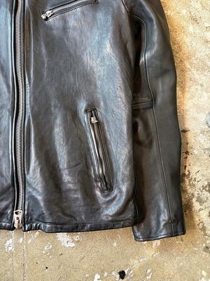 HOUSTON / SINGLE RIDERS JACKET / 本革 / ライダースジャケット / 8224
