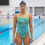 Delfina - Vintage Light Blue Light back Swimsuit