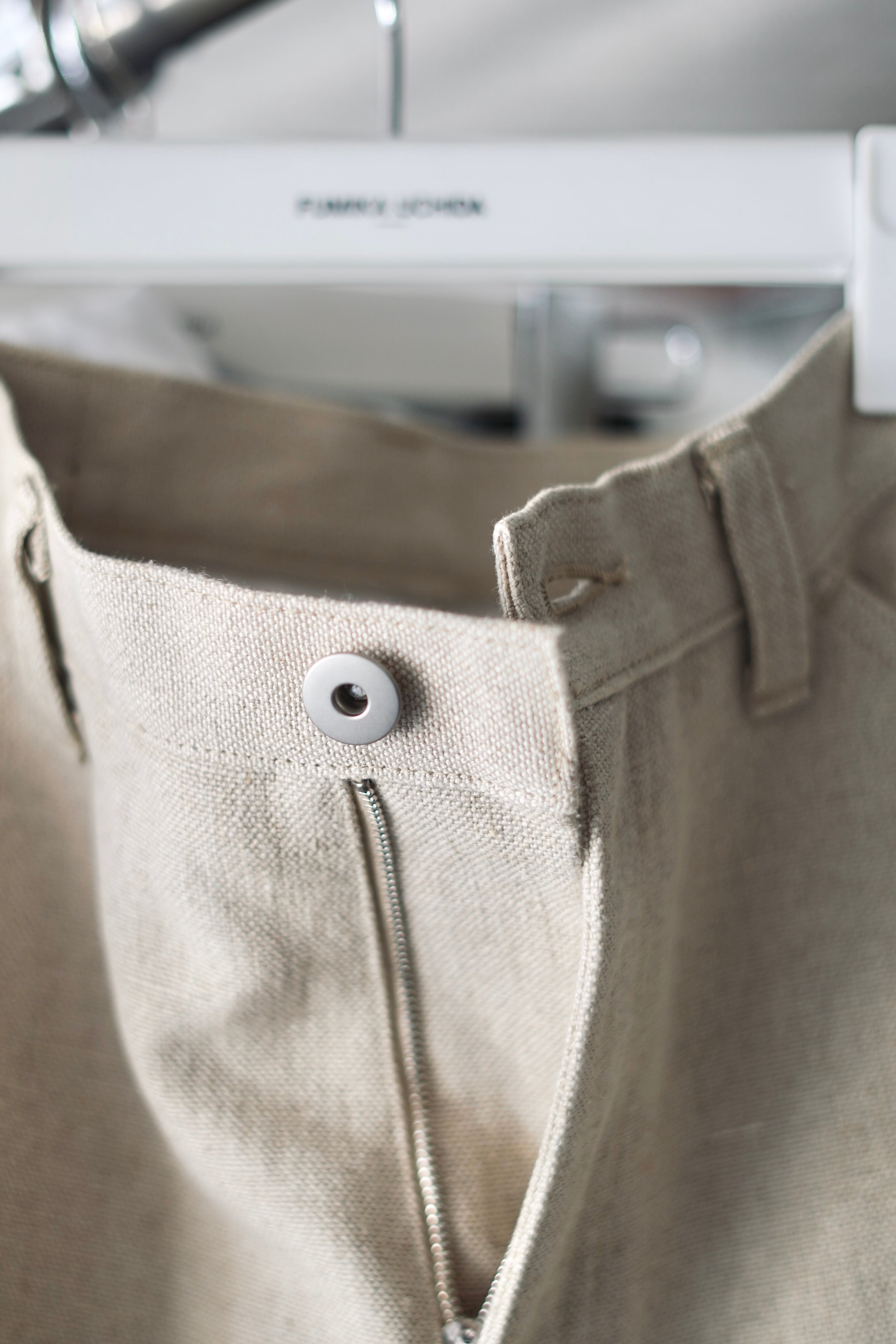 FUMIKA_UCHIDA / CANVAS BONDING PAINTER PANTS (KINARI/WHT FUMIKA_UCHIDA / CANVAS BONDING PAINTER PANTS (KINARI/WHT