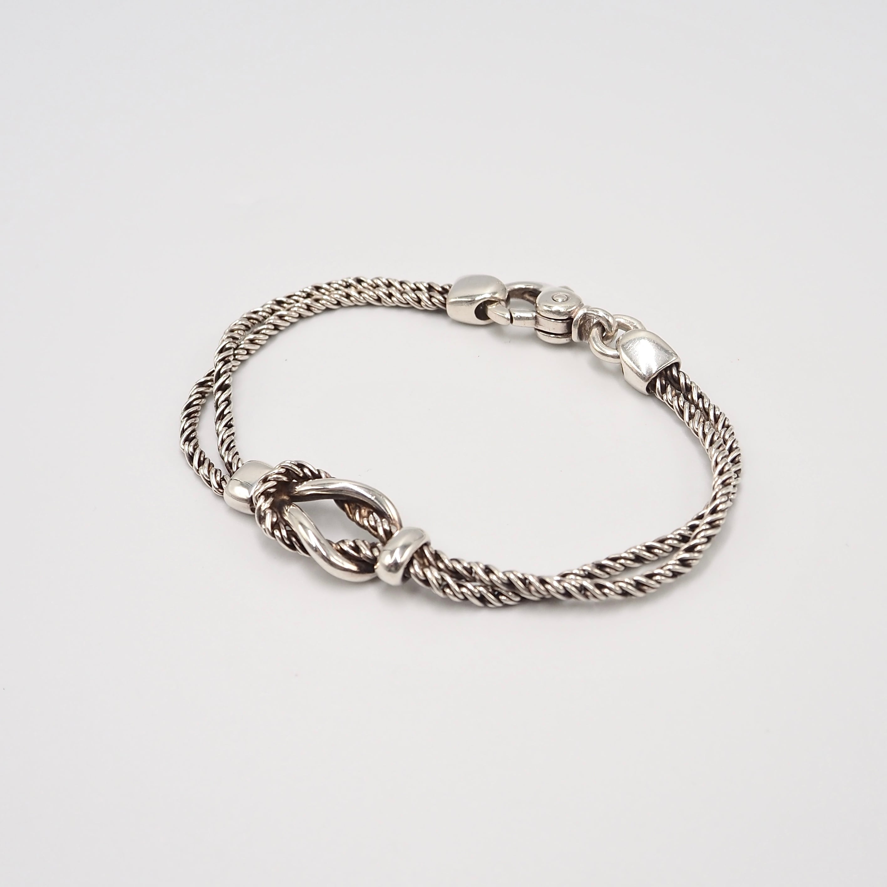 3/1掲載 Tiffany &Co. ダブルロープ ブレスレット シルバー925 シルバー ティファニー