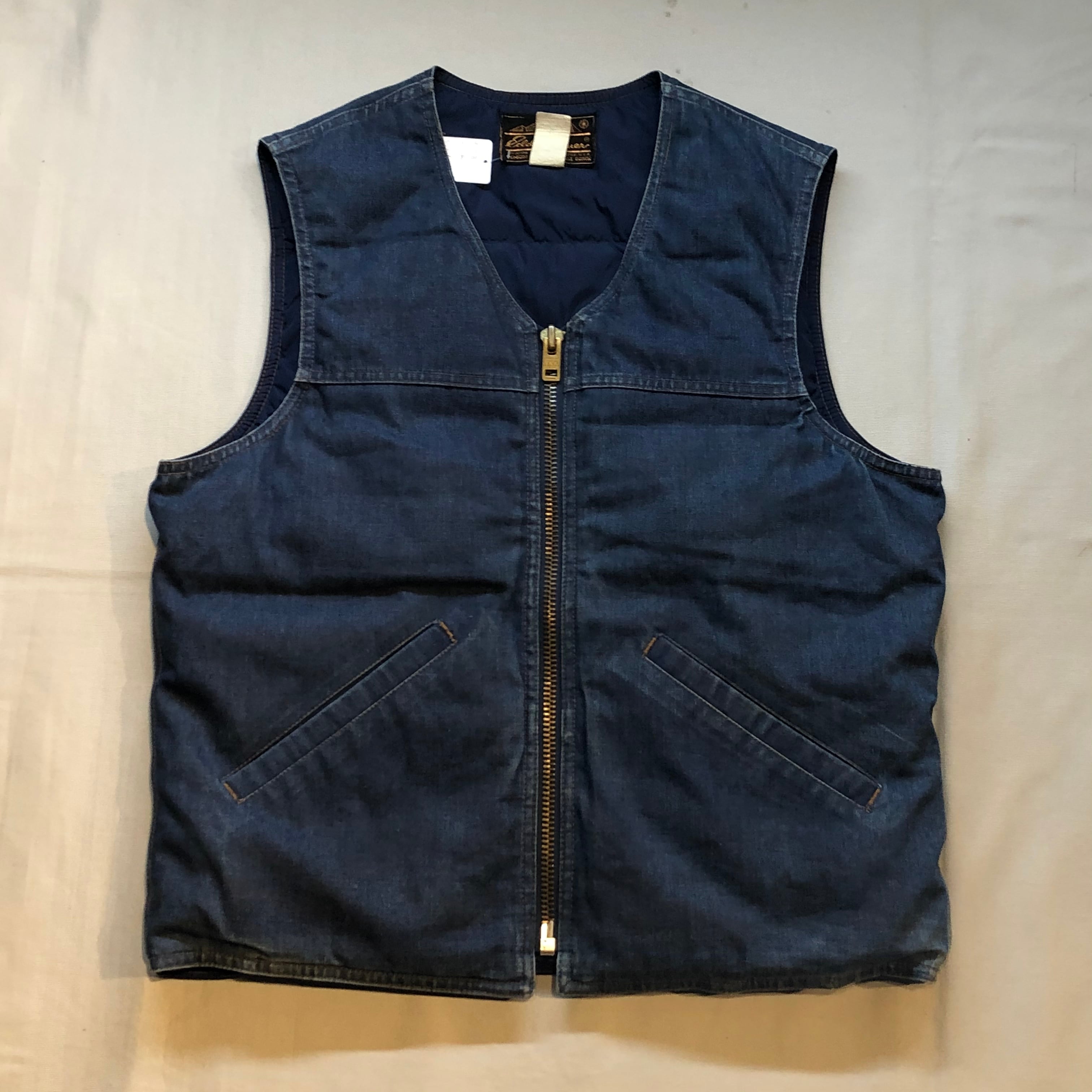 70〜80's Eddie Bauer Denim Down Vest | aeugo