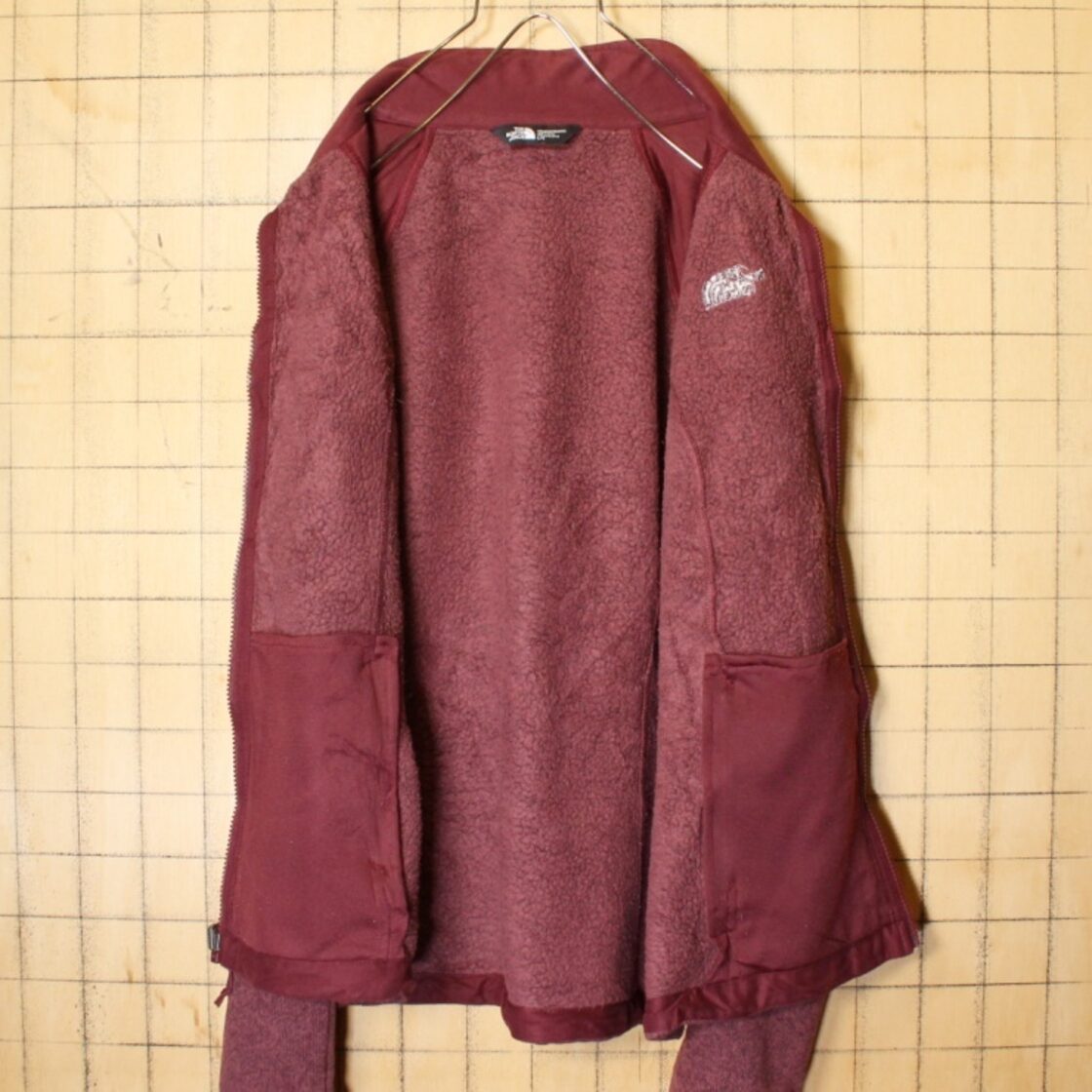 THE NORTH FACE ノースフェイス フリース ジャケット ワインレッド 