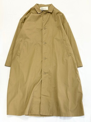 HARVESTY・コーマバーバリー　オーバーコート・ベージュ