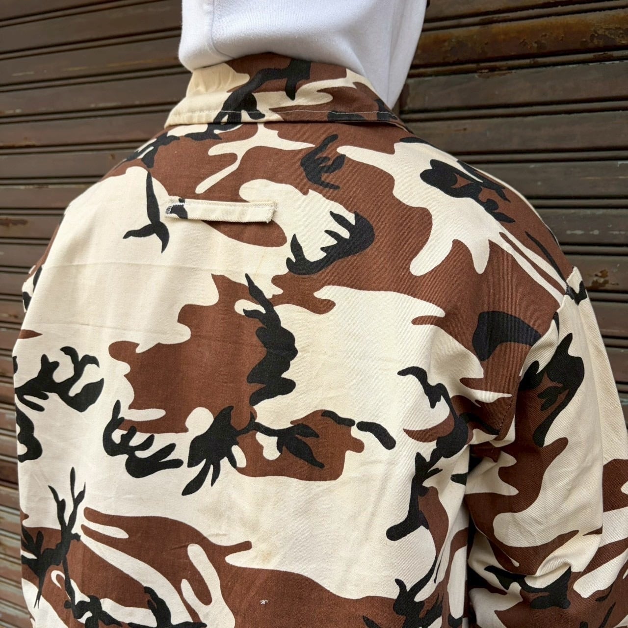 80s USA製 The Camo Clan 迷彩 ジャケット スノーカモ ウッドランド