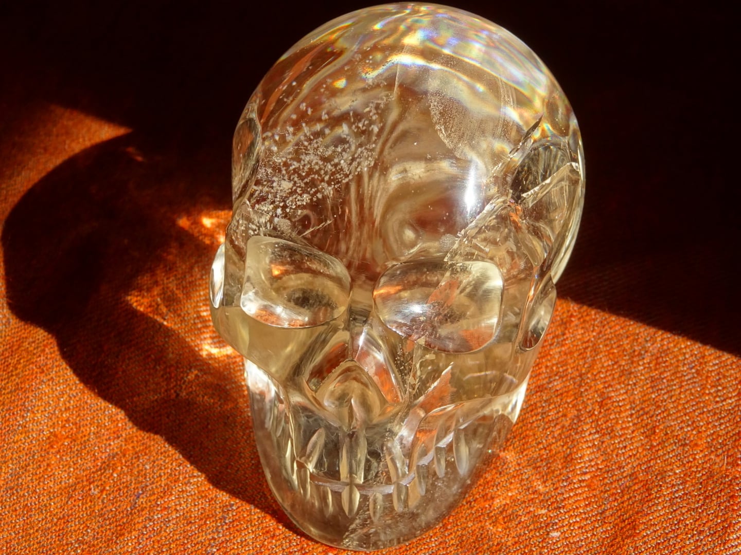 クリスタルスカル（天然レインボーシトリン） ~Grace~ | 虹石屋