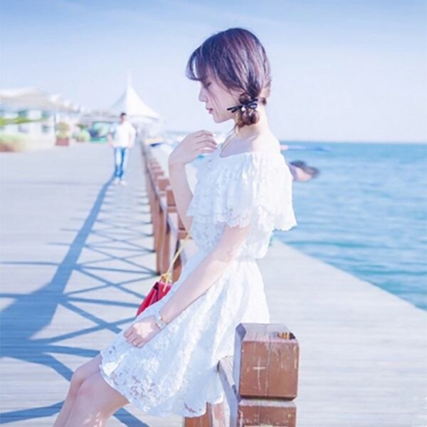 オフショルダー ワンピース おしゃれ 夏 シフォン ショートパンツ スリム かわいい カラフル リゾート Southwestne Com