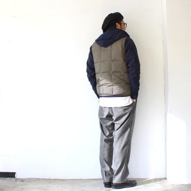 ZANTER JAPAN インナーダウンベスト RE DOWN INNER VEST （Khaki） | C