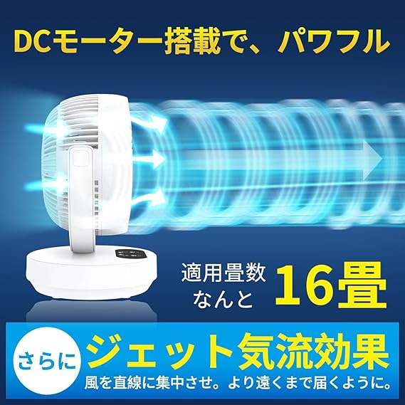 2026最強モデル サーキュレーター】扇風機 壁掛け搭載 兼用 卓上扇風機