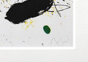 ジョアン・ミロ「トワイライト・リング」作品証明書・展示用フック・限定500部エディション付複製画リトグラフ