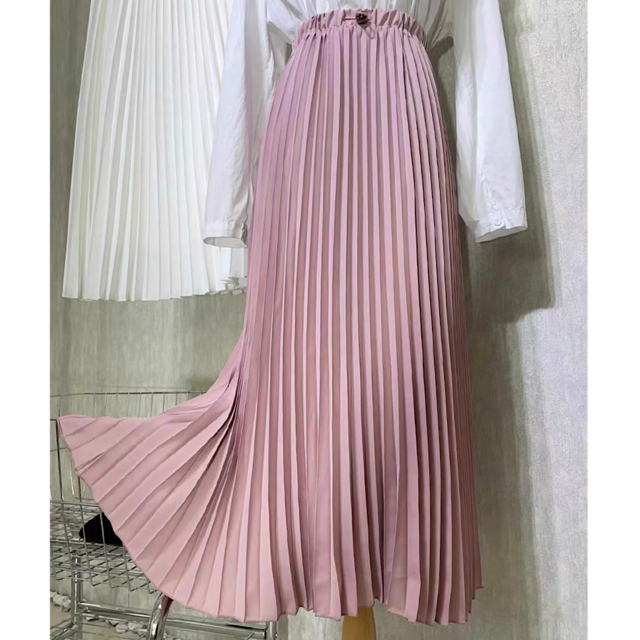 A-line accordion pleated skirt