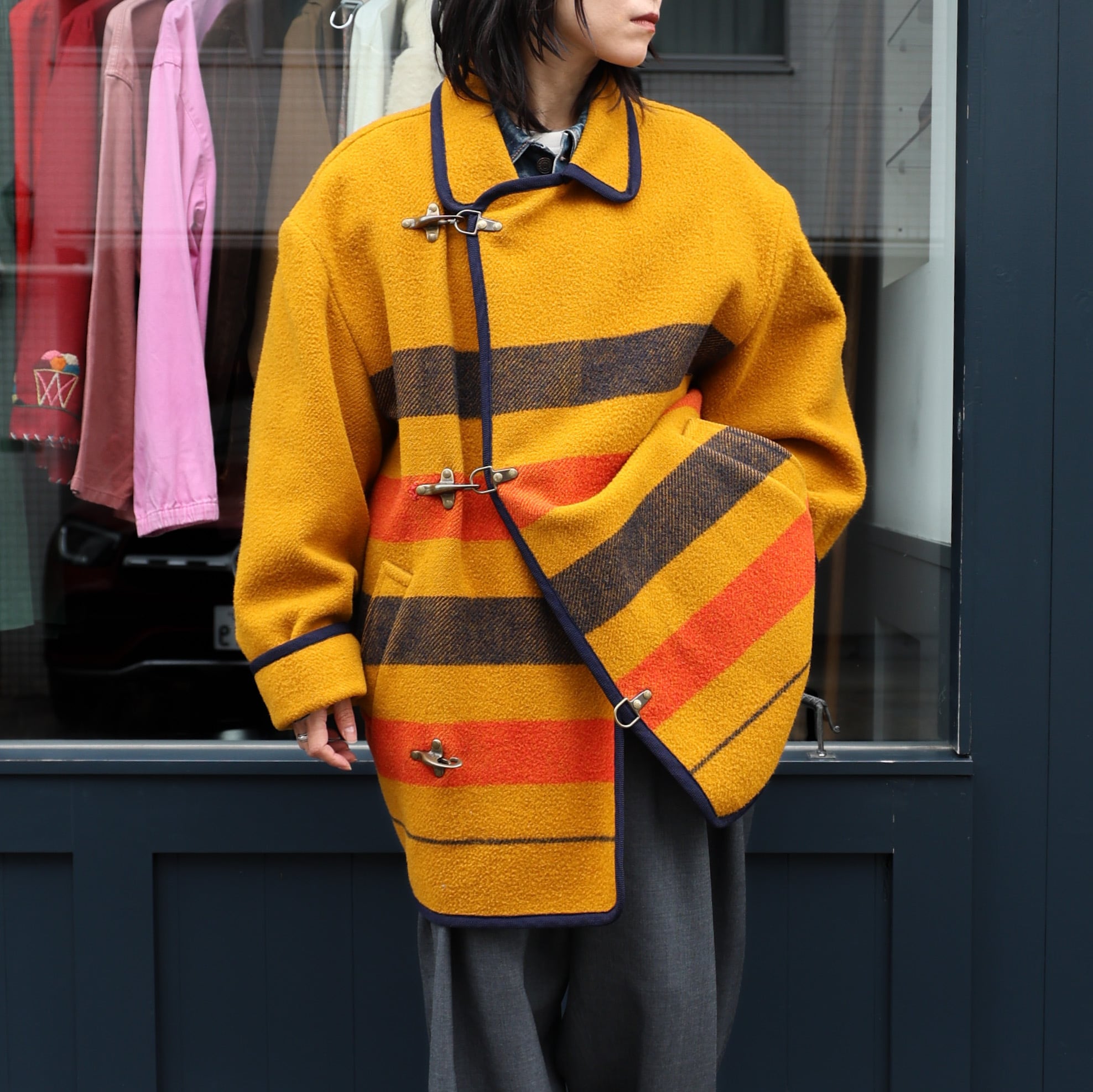 80s〜90s Hermes Rocabar Fireman Coat