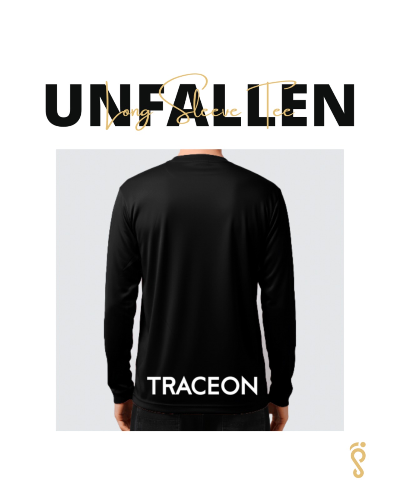 Unfallen - Long Sleeve Tee (black/white) - 2