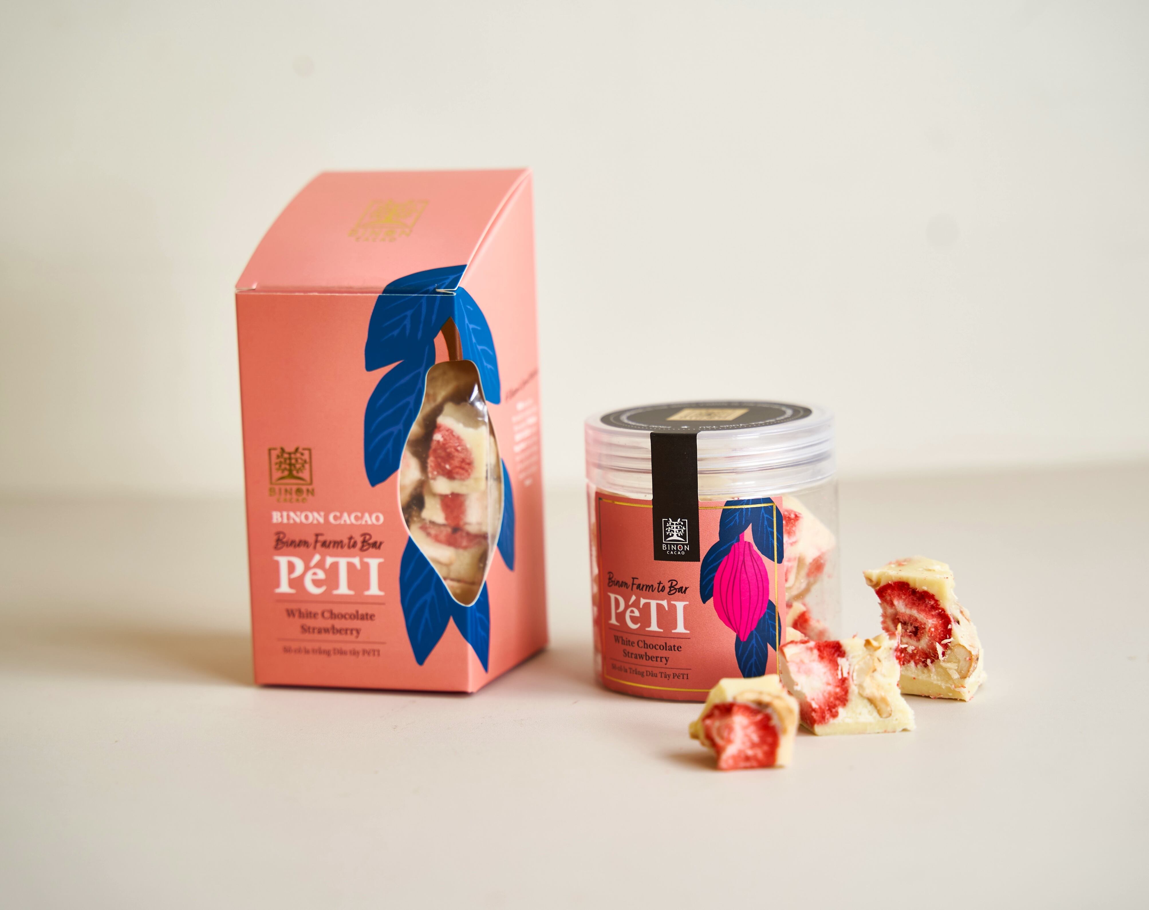 BINON ファームトゥバーPeti　ホワイトいちご＆カシュー （小）