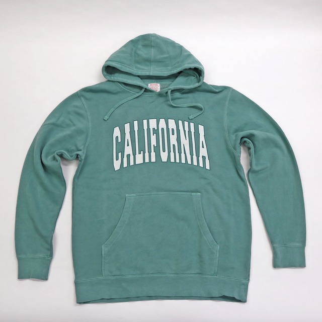 BS24SP-7011 Midweight Pigment Dyed Hooded Pullover Sweat  “CALIFORNIA” (Mint)