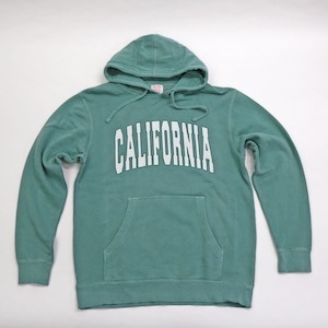BS24SP-7011 Midweight Pigment Dyed Hooded Pullover Sweat “CALIFORNIA” (Mint)