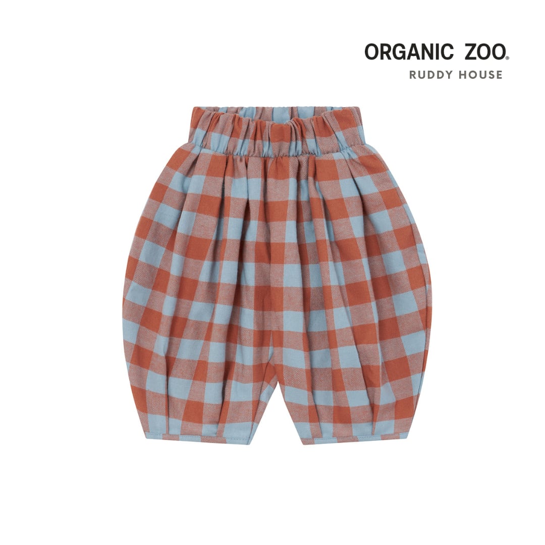 【送料無料】organic zoo / Maple Gingham Lodge Pants
