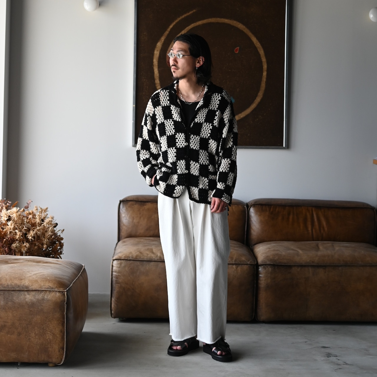 OLD JOE / HAND CROCHET HAVANA SHIRTS (Long-sleeve)