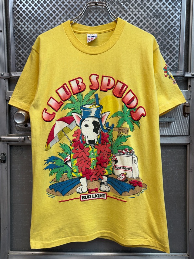 80s BUD LIGHT  Spuds MacKenzie / CALIFORNIA BEACH CO. made in usa 画像