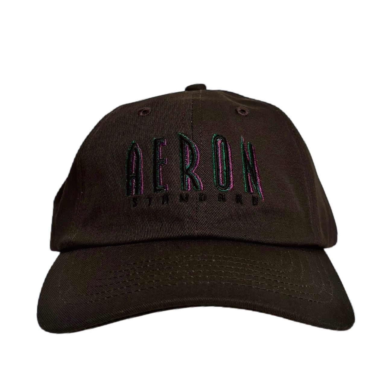 HOP RISING EMBROIDERED CAP (Vintage Black)