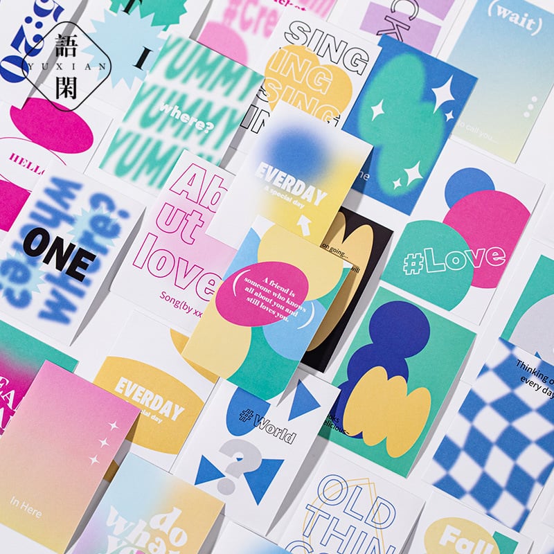 Z54 ステッカーポップデザイン 家具 英字 スイーツ パン ケーキ