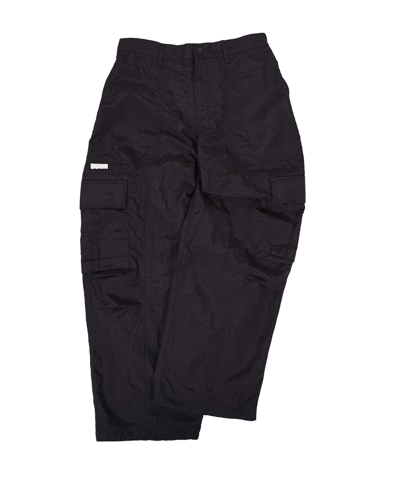 【#Re:room】SATIN NYLON WIDE CARGO PANTS［REP240］