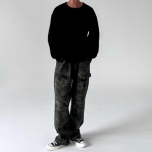 ミックスカラーリラックスニット　0892