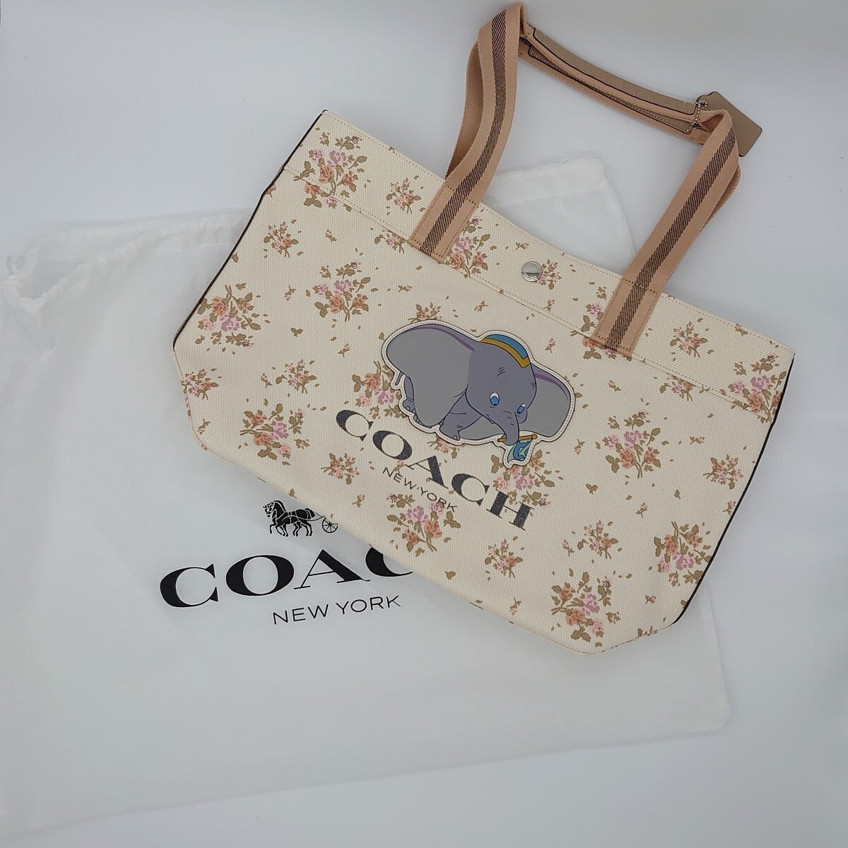 COACH コーチ トートバッグ チョークマルチ ディズニー×コーチ