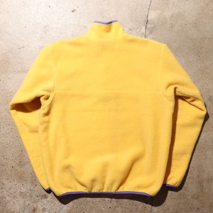 極美品 L 98年 米国製シンチラ スナップT patagonia パタゴニア イエロー 黄色 synchilla snap-t 三角タグ フリース