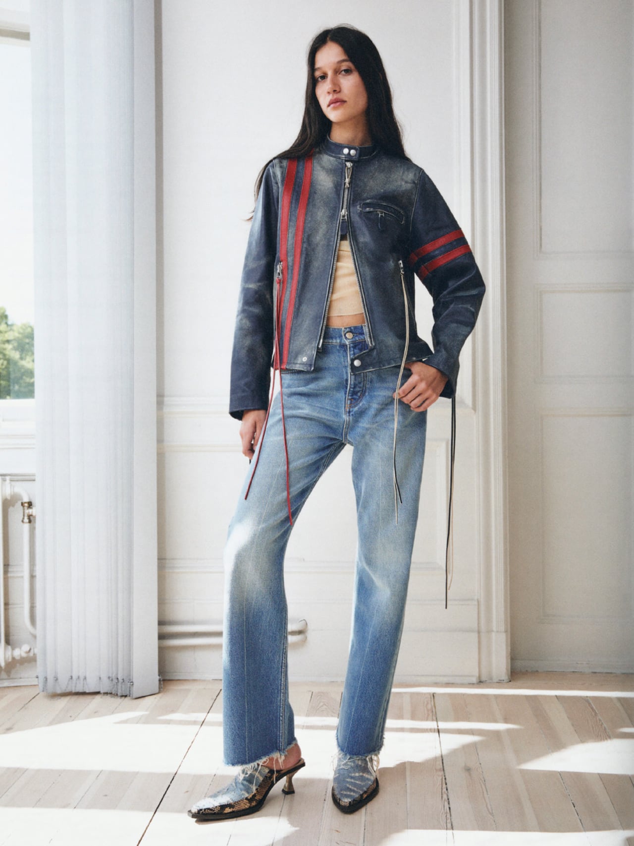 【Eytys】 デイモン ネイビー ジャケット ブラック エイティーズ UNEEK BASEMNT - Discover independent style.