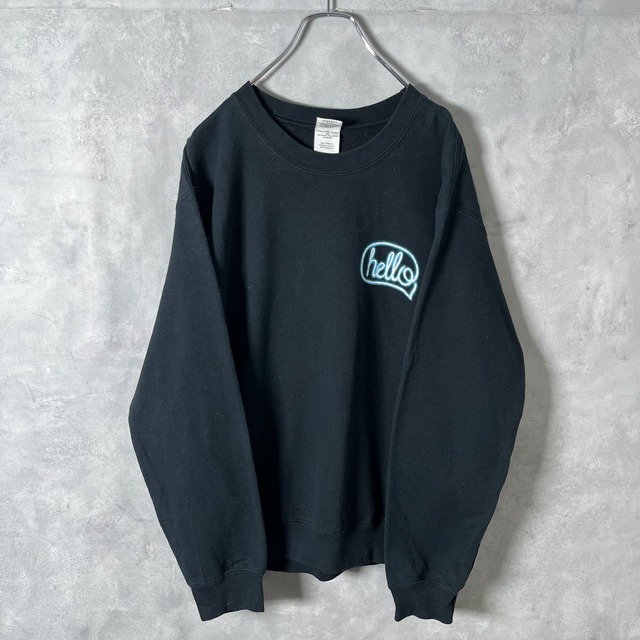 #6218 "GILDAN" neon sign print design sweat