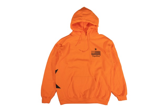【STAR logo hoodie】 / neon orange
