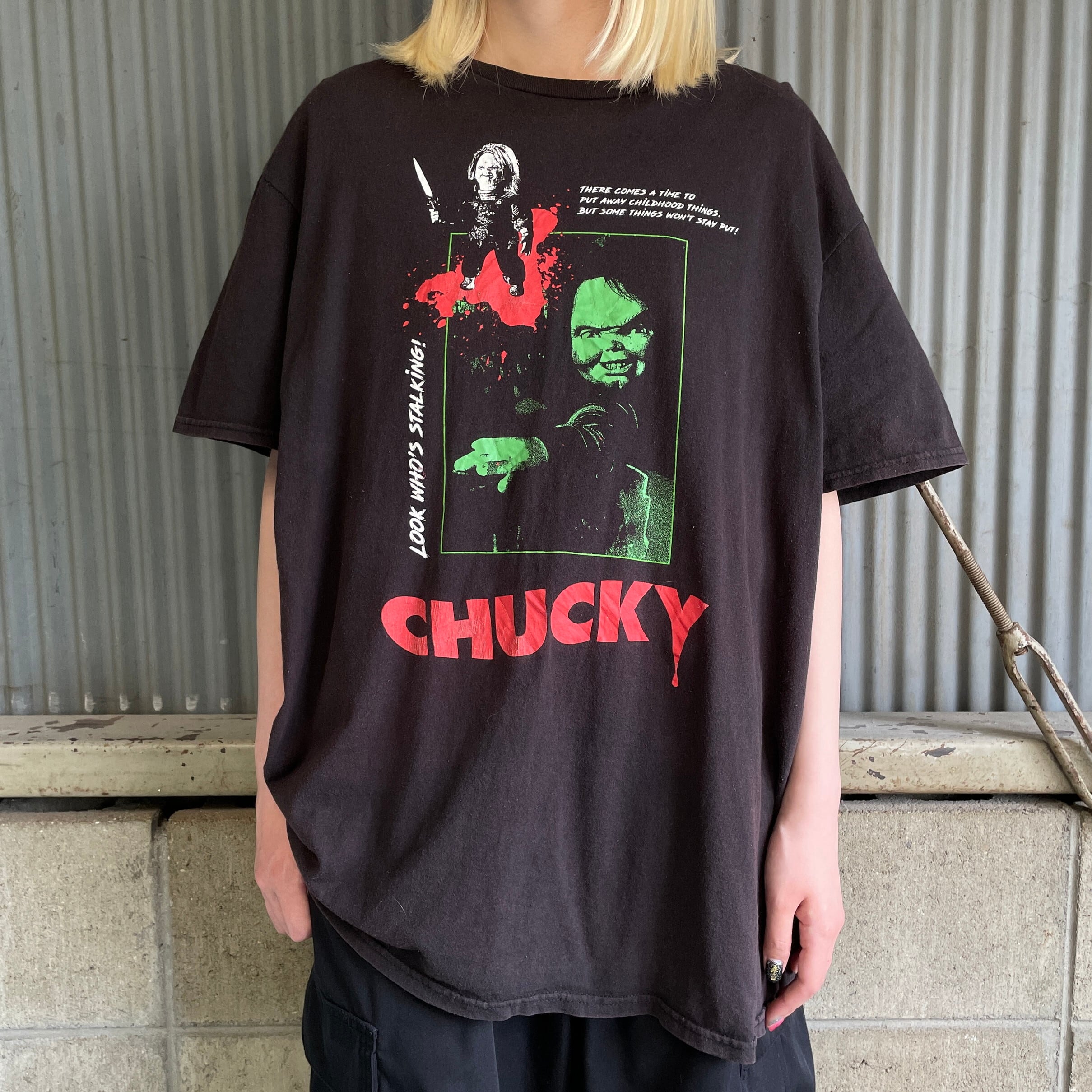 年代 CHUCKY チャッキー ホラームービー Tシャツ 映画 Tシャツ