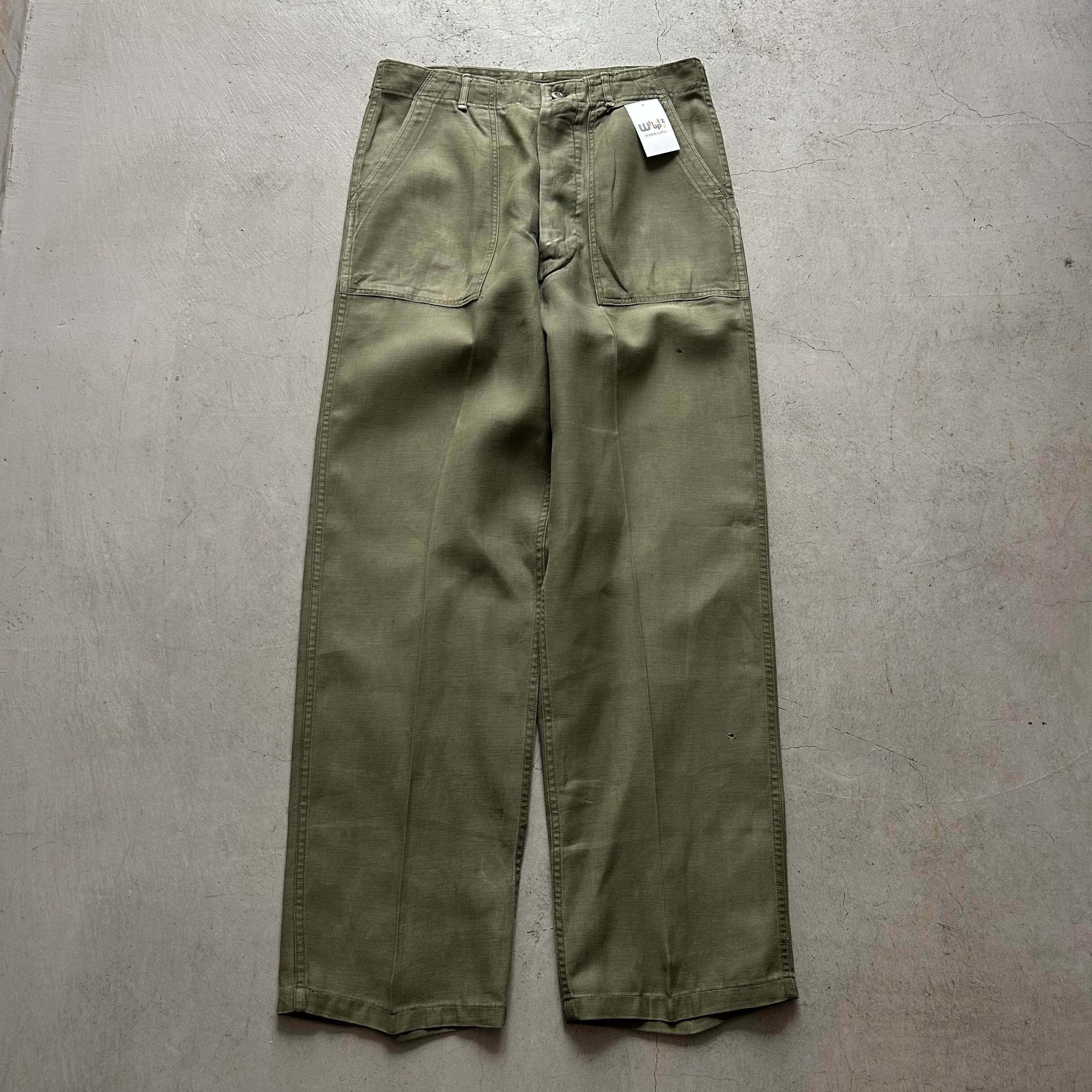 1960s USARMY Cotton Baker Pants (5)【高円寺店】