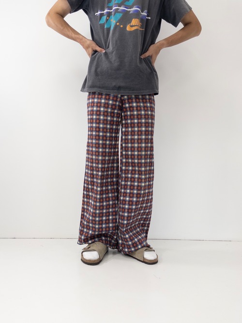 70s Print nel flare pants