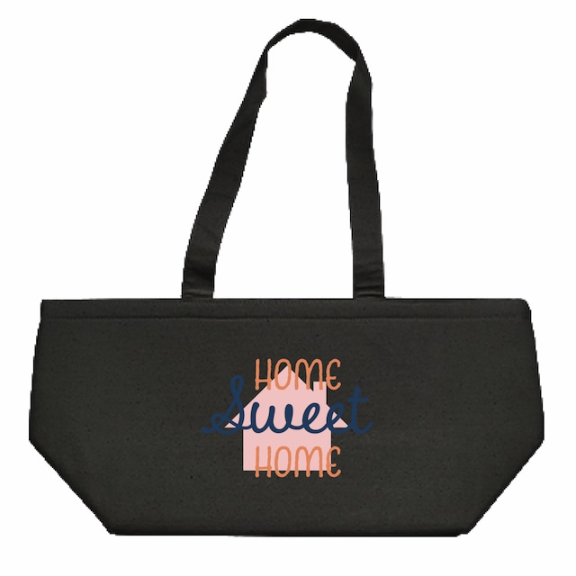 キャンバスピクニック保冷トート エコバック ブラック