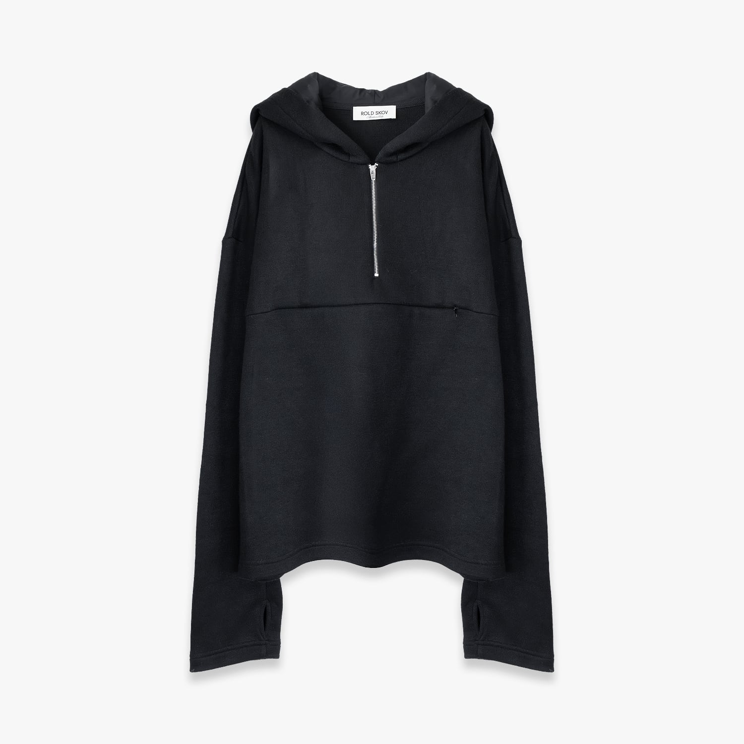 ROLD SKOV 25AW SQUARE HOODIE (BLACK)