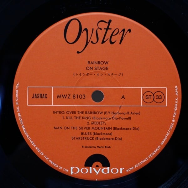Rainbow / On Stage [MWZ 8103/04] - 画像4