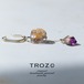【018 Nightfall Collection】 フローライト × アメジスト 鉱物原石 シルバー925 イヤーカフ 天然石 アクセサリー (No.3561)