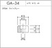 GA-34（EPDM ライトグレー）1個