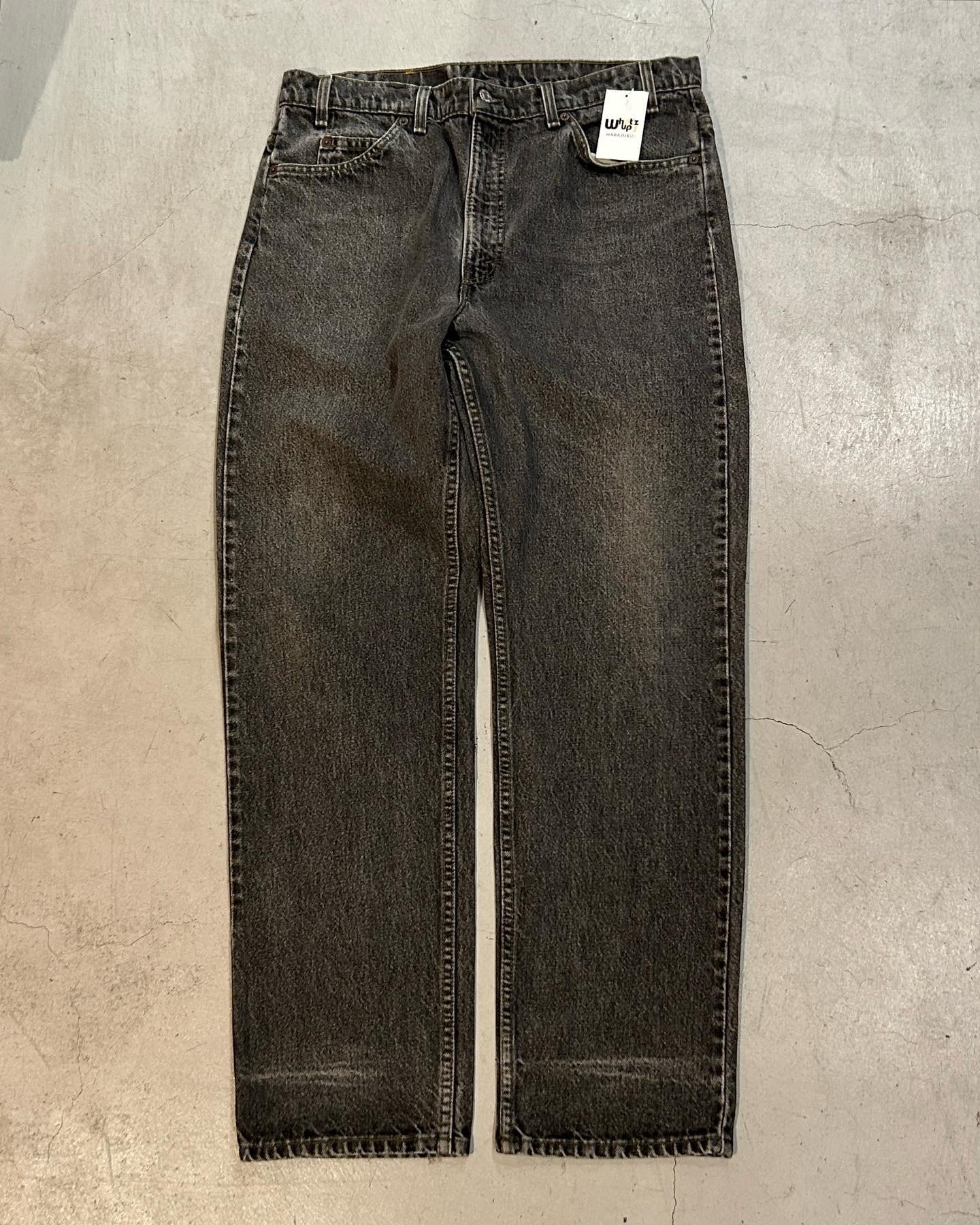 1995s Levi's 505 “先染め” black denim pants ⑥【高円寺店】