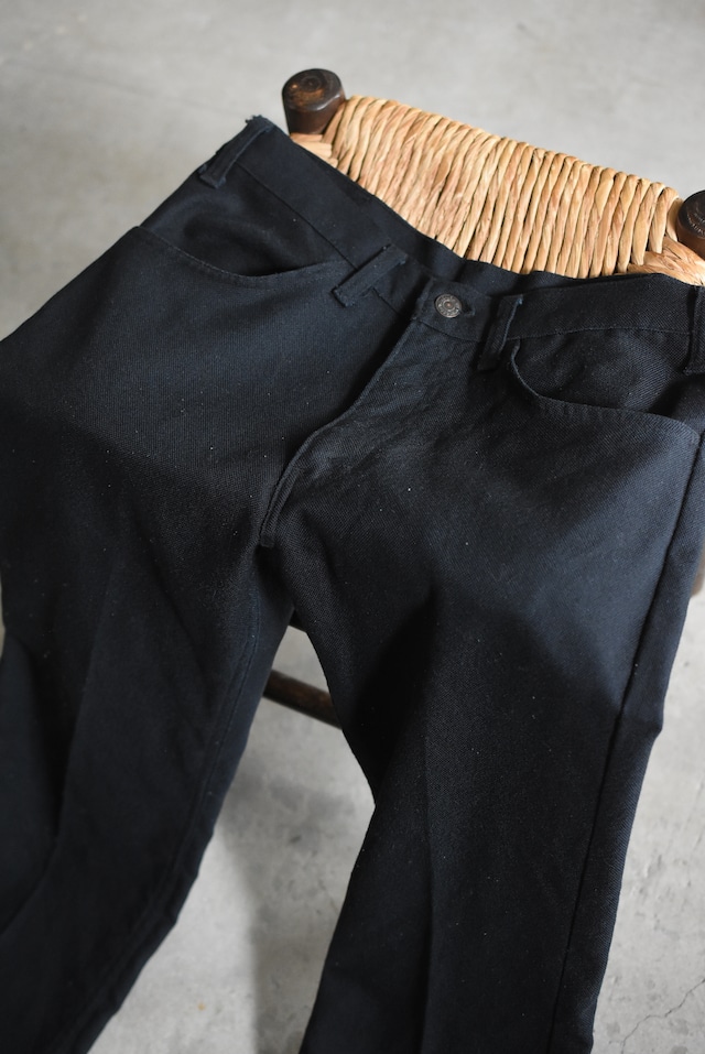 OK/60-70's "Levi's" big E cotton hopsack flare pants