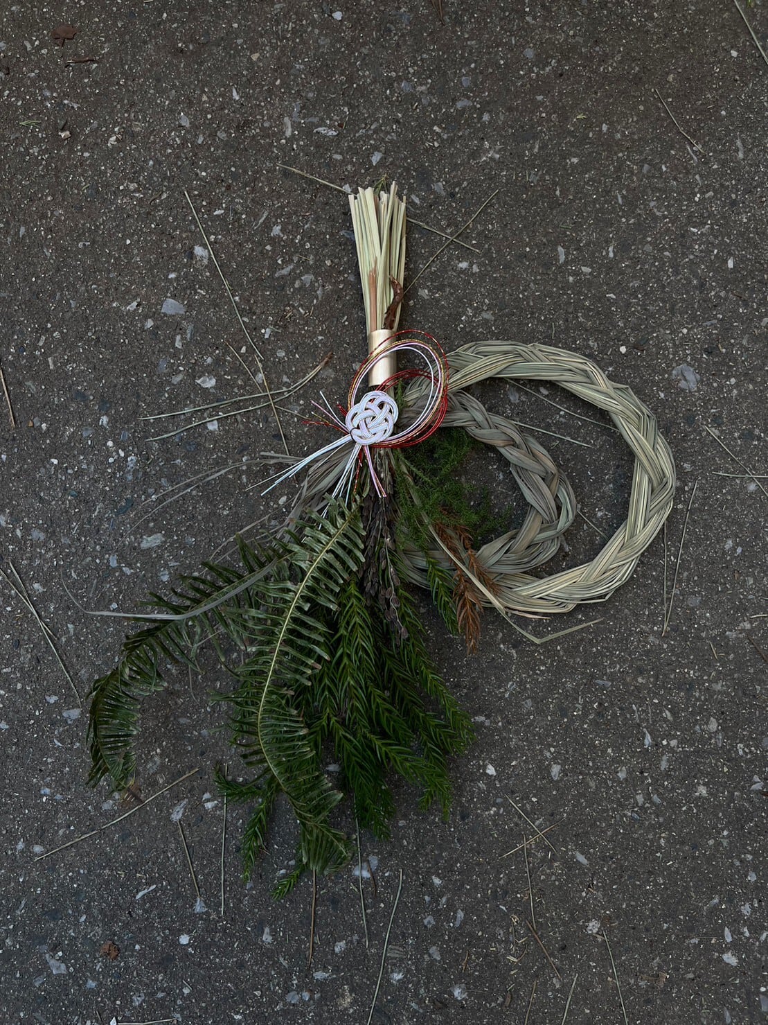 ドライフラワーしめ縄【Dried Flower Japanese wreath】