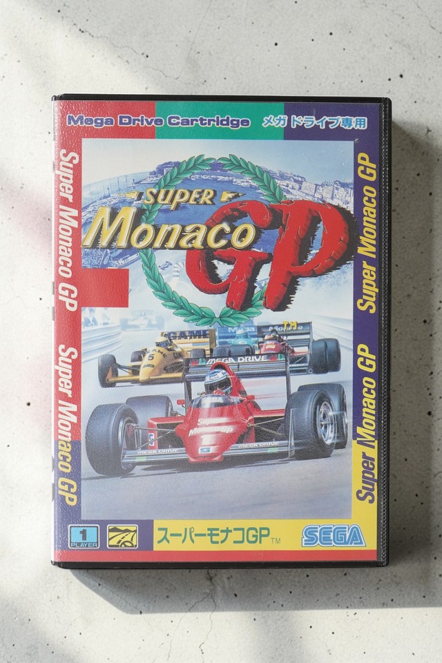 スーパーモナコGP メガドライブソフト 箱説明書付き
